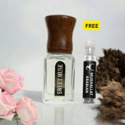Sweet Musk Attar with sample